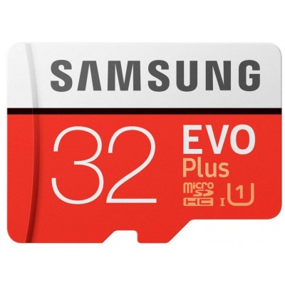 Карта памяти microSD Samsung Evo Plus (U1) 32 Гб с переходником SD