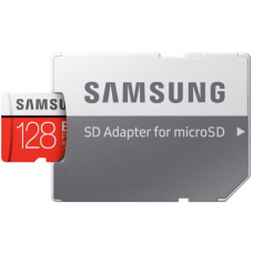 Карта памяти microSD Samsung Evo Plus (U3) 128 Гб с переходником SD
